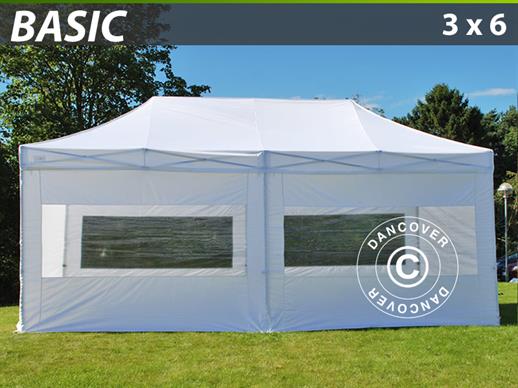 Kilpa teltta Pro 3x6 m Aluminium